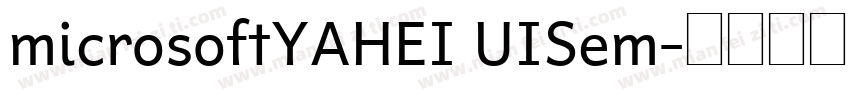 microsoftYAHEI UISem字体转换